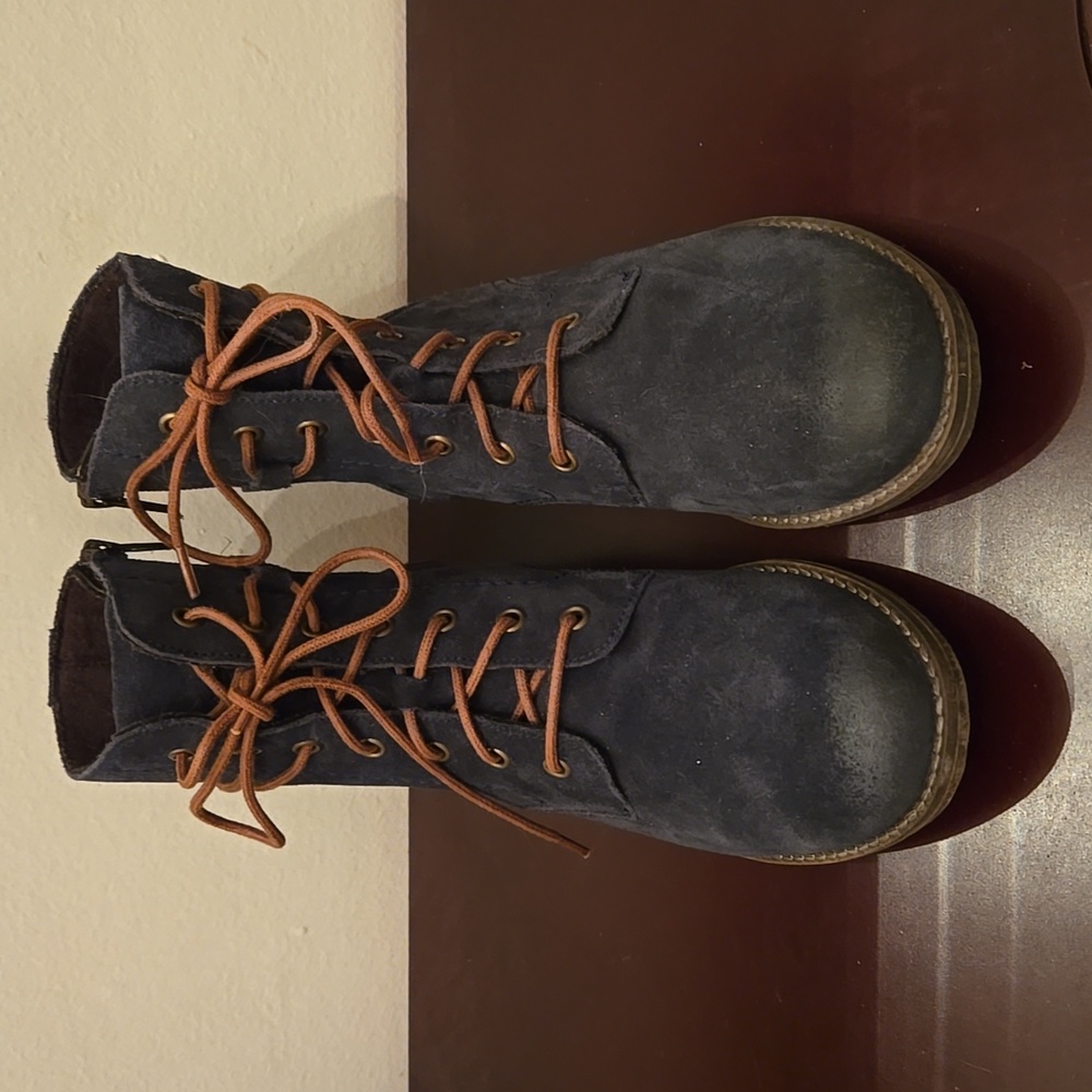 Navy suede boots NWOT size 39 Josef Seibel